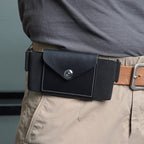 Invisible Theft-Proof Stretch Waist Bag for Men - Lightweight PU, 60g, view 8