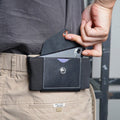 Invisible Theft-Proof Stretch Waist Bag for Men - Lightweight PU, 60g