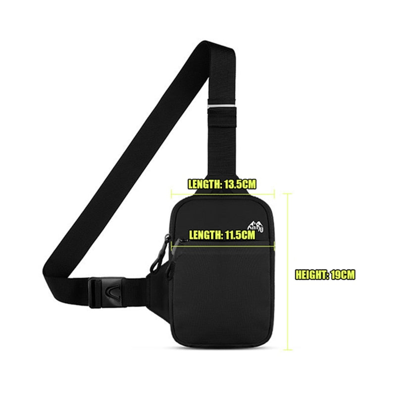 Waterproof Shoulder Sport Chest Bag for Outdoor Activities - Nylon, view 6
