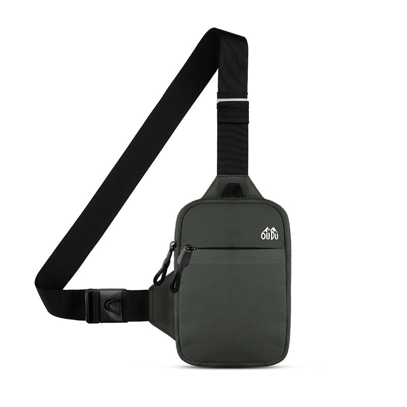 Waterproof Shoulder Sport Chest Bag for Outdoor Activities - Nylon, view 9