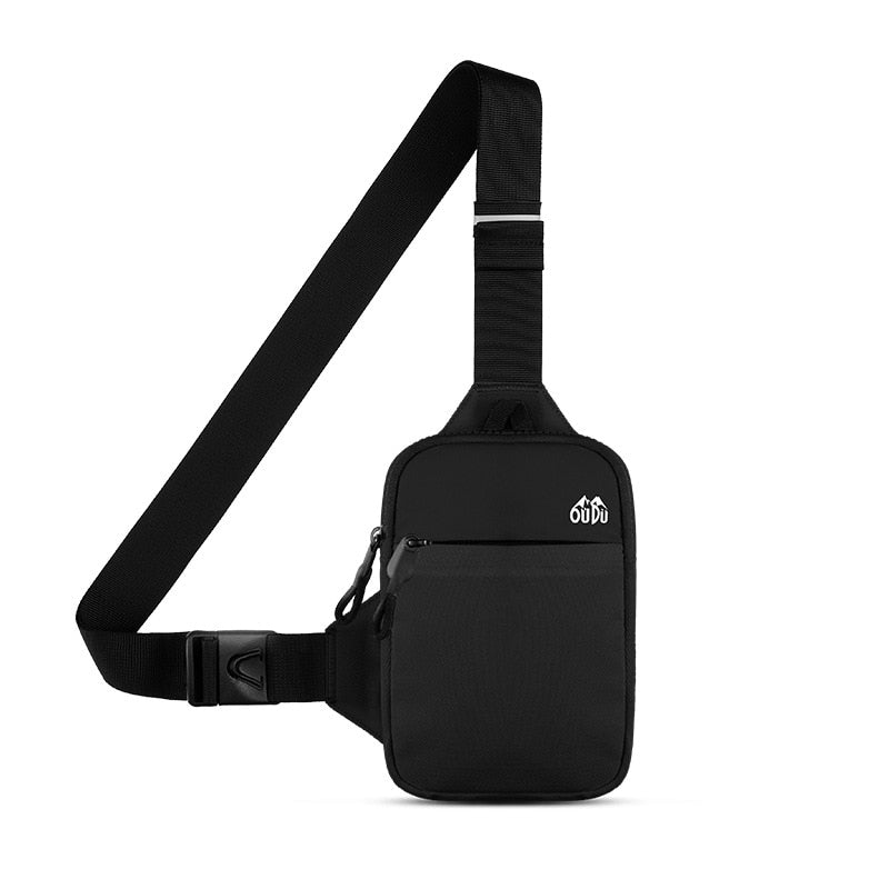 Waterproof Shoulder Sport Chest Bag for Outdoor Activities - Nylon