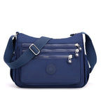 Waterproof Women's Shoulder Bag - Spacious Nylon, Zipper Closure, view 11