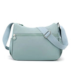 Waterproof Women's Shoulder Bag - Spacious Nylon, Zipper Closure, view 8