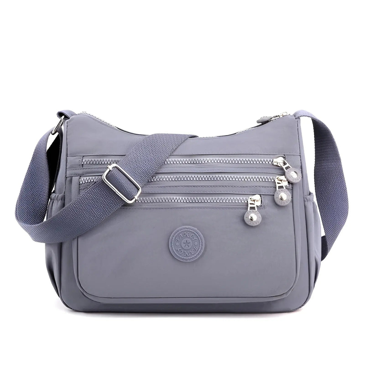 Waterproof Women's Shoulder Bag - Spacious Nylon, Zipper Closure, view 9