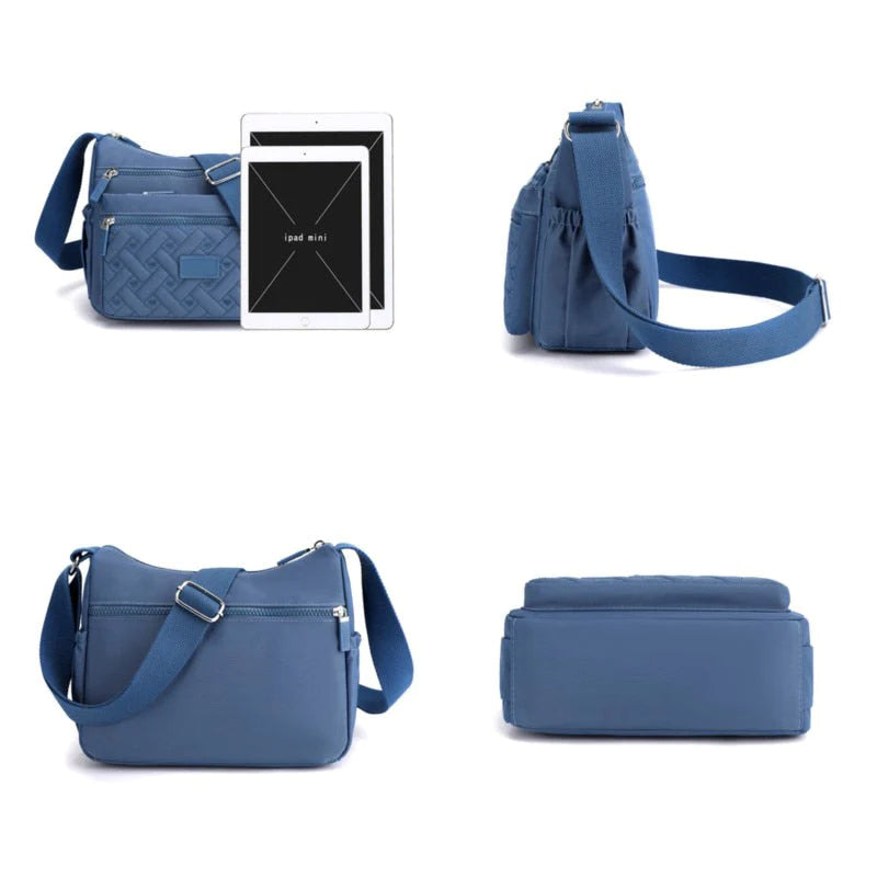 Classic Luxury Shoulder Bag for Women - Nylon, Adjustable Strap, view 10
