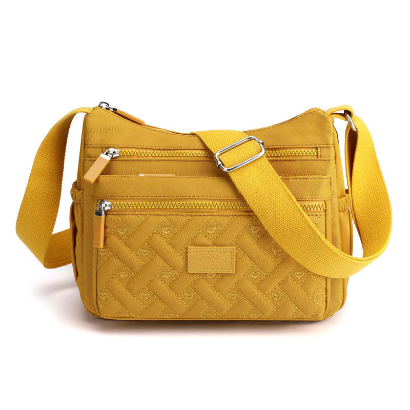 Classic Luxury Shoulder Bag for Women - Nylon, Adjustable Strap, view 12