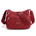 Classic Luxury Shoulder Bag for Women - Nylon, Adjustable Strap, view 13