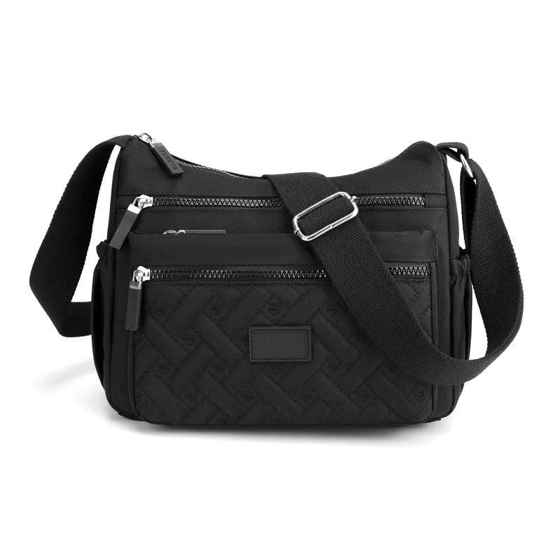 Classic Luxury Shoulder Bag for Women - Nylon, Adjustable Strap, view 16