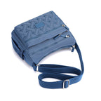 Classic Luxury Shoulder Bag for Women - Nylon, Adjustable Strap, view 9