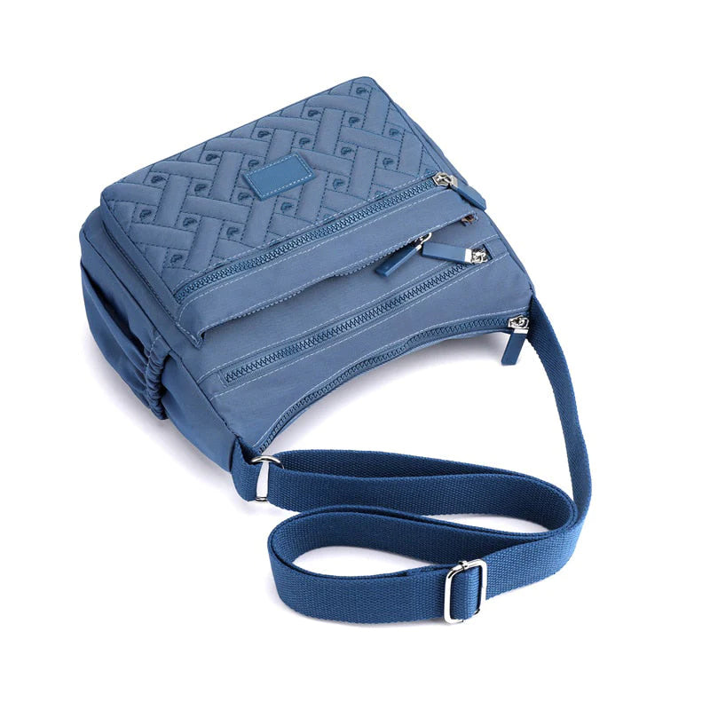 Classic Luxury Shoulder Bag for Women - Nylon, Adjustable Strap, view 9