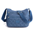 Classic Luxury Shoulder Bag for Women - Nylon, Adjustable Strap