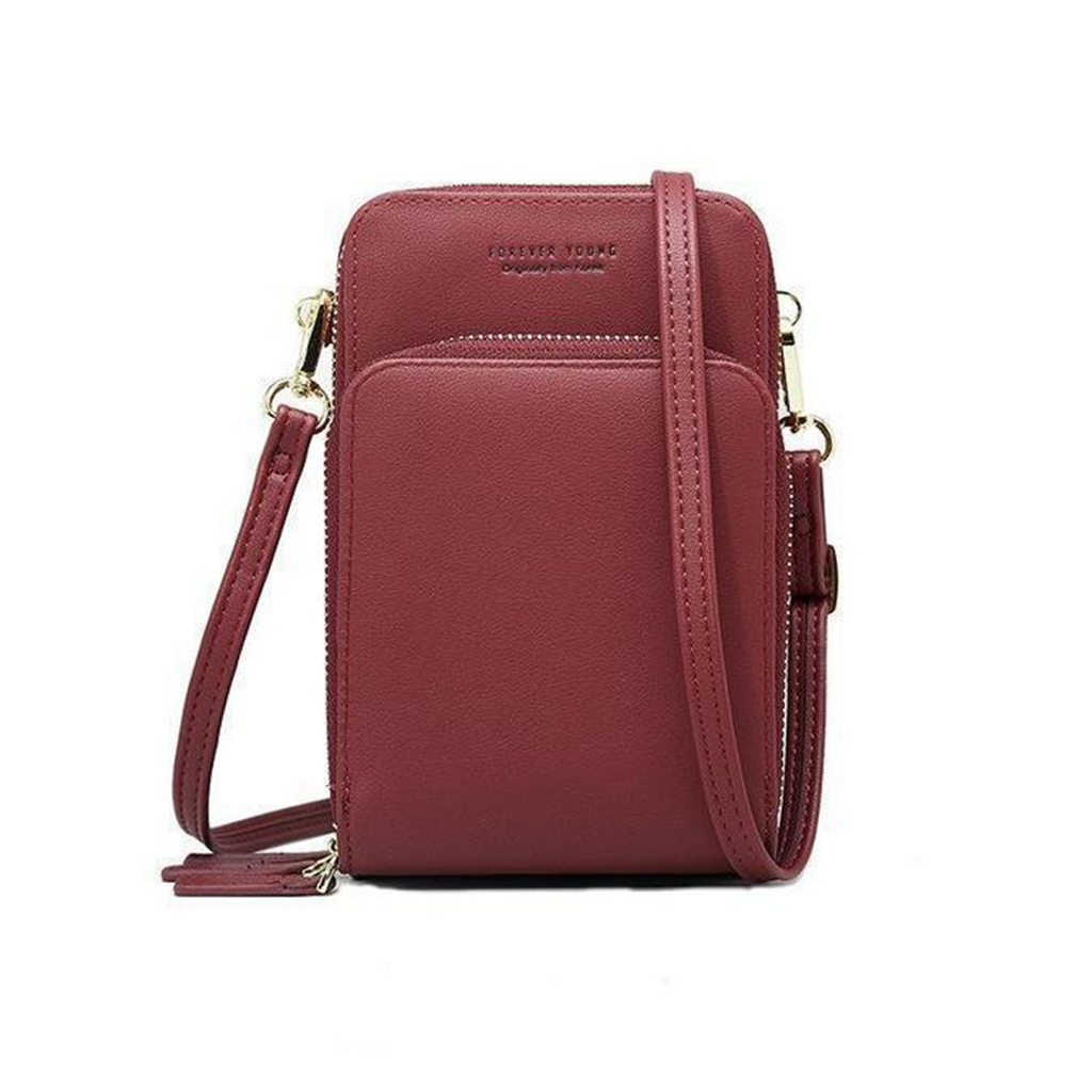Leather Phone Purse for Women - Triple Lock, Fits Most Smartphones, view 10