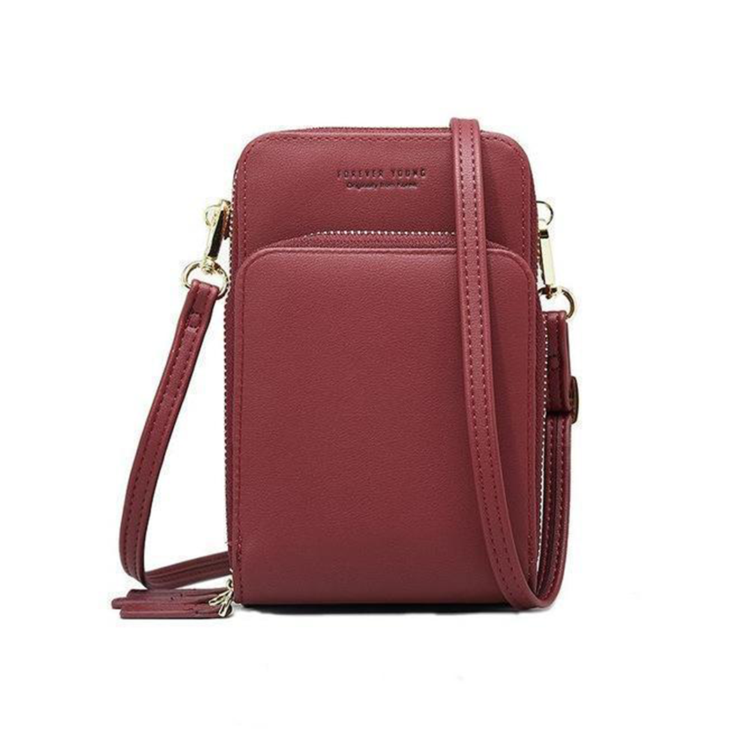 Leather Phone Purse for Women - Triple Lock, Fits Most Smartphones, view 10