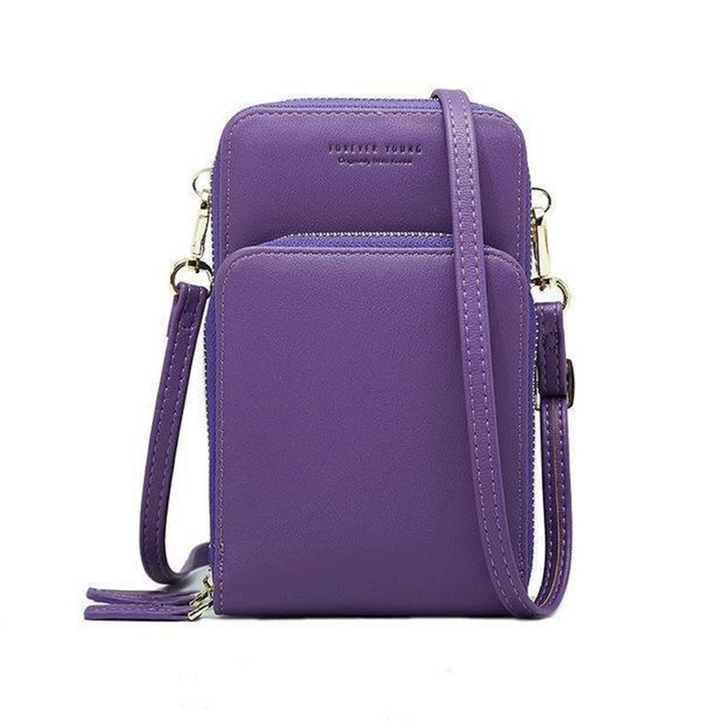 Leather Phone Purse for Women - Triple Lock, Fits Most Smartphones, view 12