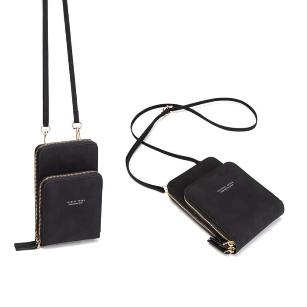 Leather Phone Purse for Women - Triple Lock, Fits Most Smartphones, view 6