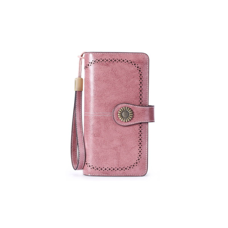 Long Retro Wallet with Large Capacity - PU Polyester, 19.5 x 10.5 cm, view 13
