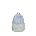 Gingham Pattern Backpack with Polka Dot Accents - Everyday Style, view 3