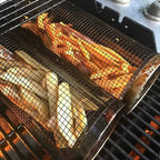 Stainless Steel Rolling Grill Basket for BBQ - 360° Rotation, 20 x 9 cm, view 6