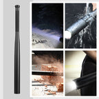 Baseball Bat-Shaped LED Torch, Aluminium Alloy, 3 Modes