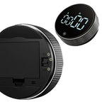 Baseus Magnetic Digital Countdown Timer, Black Glossy