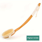 Back Cleaning Sponge Brush for Shower - Natural Boar Bristles, view 6