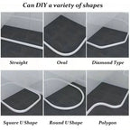 Silicone Shower Barrier for Bathroom - Water-Resistant, Flexible, view 11