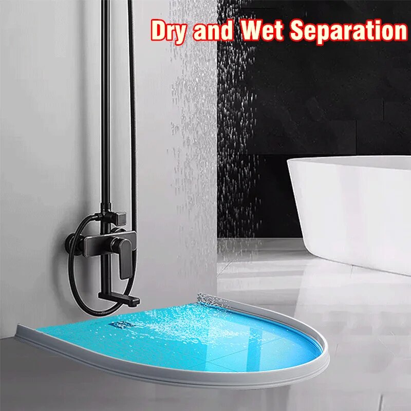 Silicone Shower Barrier for Bathroom - Water-Resistant, Flexible, view 3