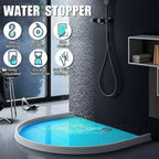 Silicone Shower Barrier for Bathroom - Water-Resistant, Flexible