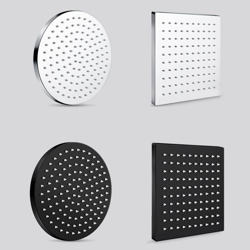 304 Stainless Steel Ceiling Mounted Shower Head - Large Sizes, Black Silver, view 25