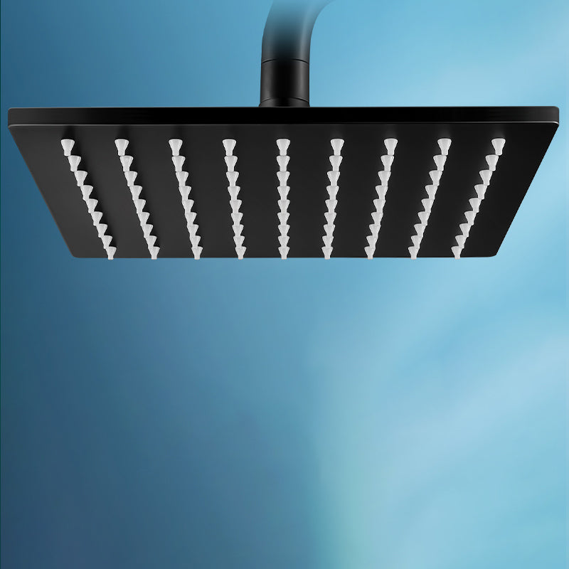 304 Stainless Steel Ceiling Mounted Shower Head - Large Sizes, Black Silver, view 27