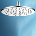 304 Stainless Steel Ceiling Mounted Shower Head - Large Sizes, Black Silver, view 28