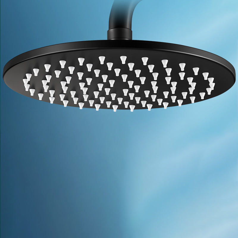 304 Stainless Steel Ceiling Mounted Shower Head - Large Sizes, Black Silver, view 29