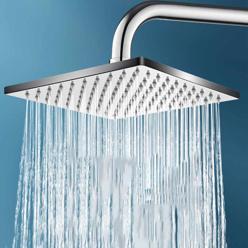 304 Stainless Steel Ceiling Mounted Shower Head - Large Sizes, Black Silver, view 3