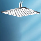 304 Stainless Steel Ceiling Mounted Shower Head - Large Sizes, Black Silver, view 30