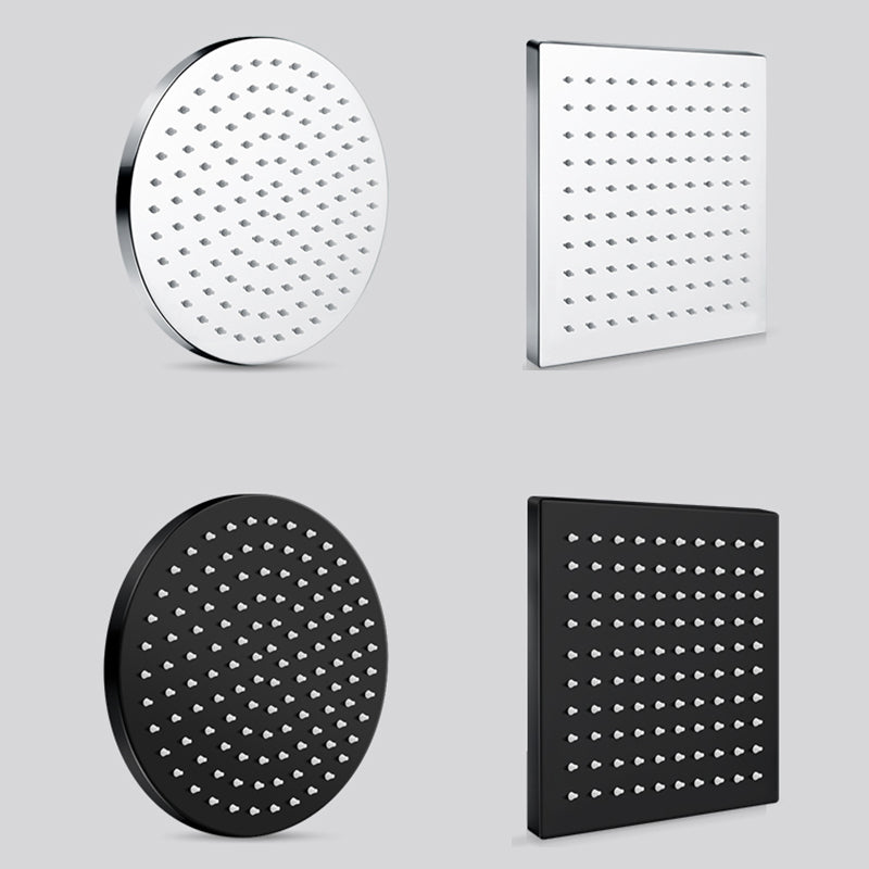 304 Stainless Steel Ceiling Mounted Shower Head - Large Sizes, Black Silver, view 33