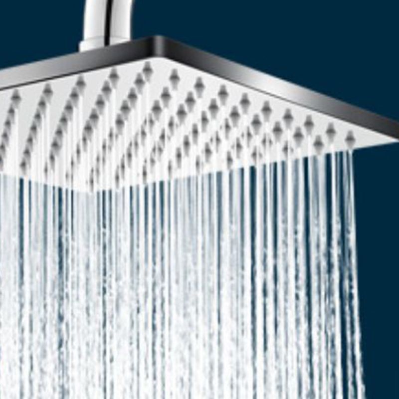 304 Stainless Steel Ceiling Mounted Shower Head - Large Sizes, Black Silver, view 4