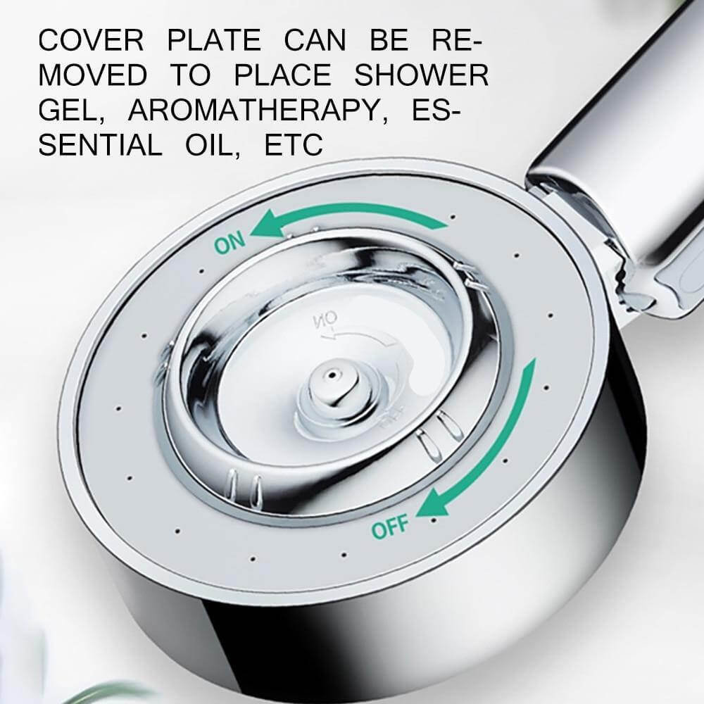 Double-Sided High Pressure Soap Dispensing Shower Head - ABS, 1.18in Connection, view 6