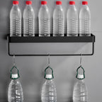 Matt Black Stainless Steel Bathroom Set - 1 or 2 Piece Bath Rack, 30-60 cm, view 35