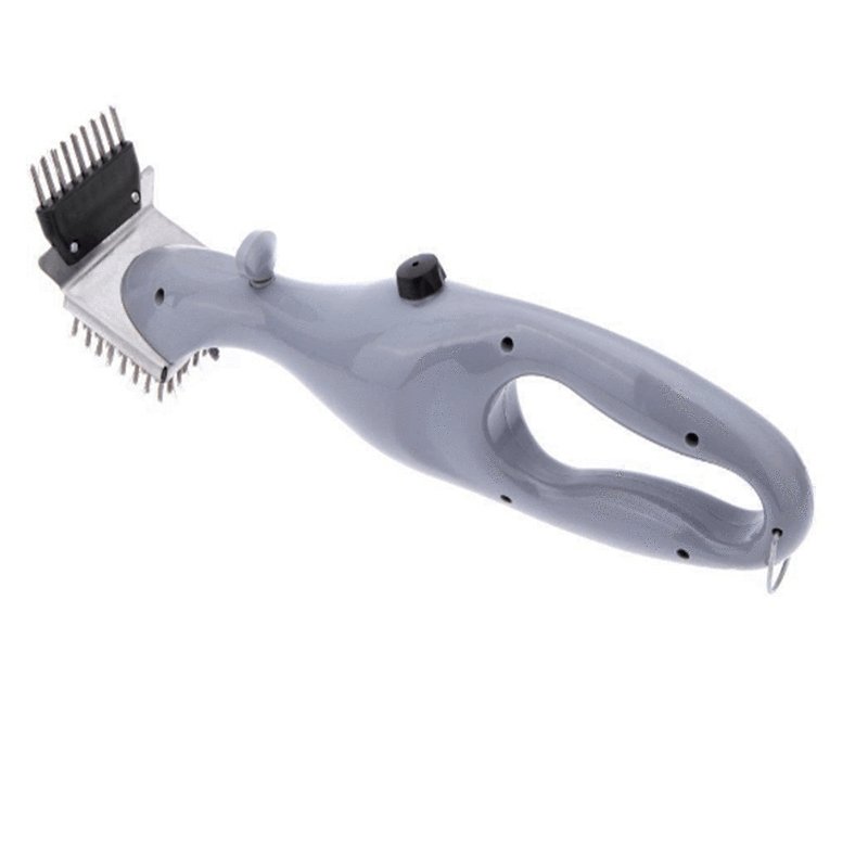 BBQ Vapor Cleaner Brush with Stainless Steel Bristles for Grill Grates