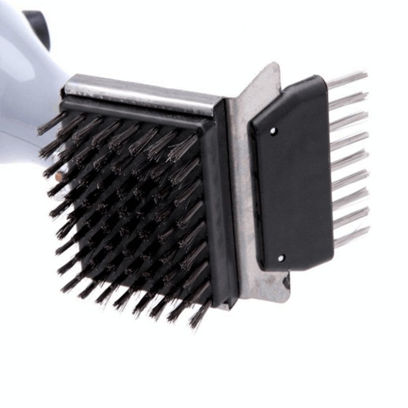 BBQ Vapor Cleaner Brush with Stainless Steel Bristles for Grill Grates
