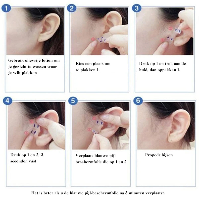 Invisible Face Lifter Tape - 10 cm, White, Suitable for All Skin Types, view 9