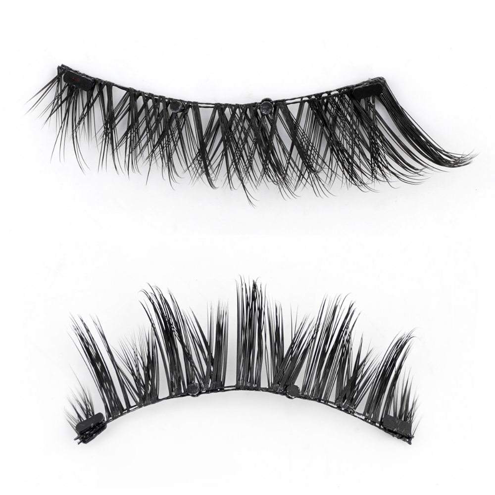 Reusable Magnetic Eyelash and Tweezers Set - No Glue, PLA Material, view 2
