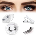 Reusable Magnetic Eyelash and Tweezers Set - No Glue, PLA Material