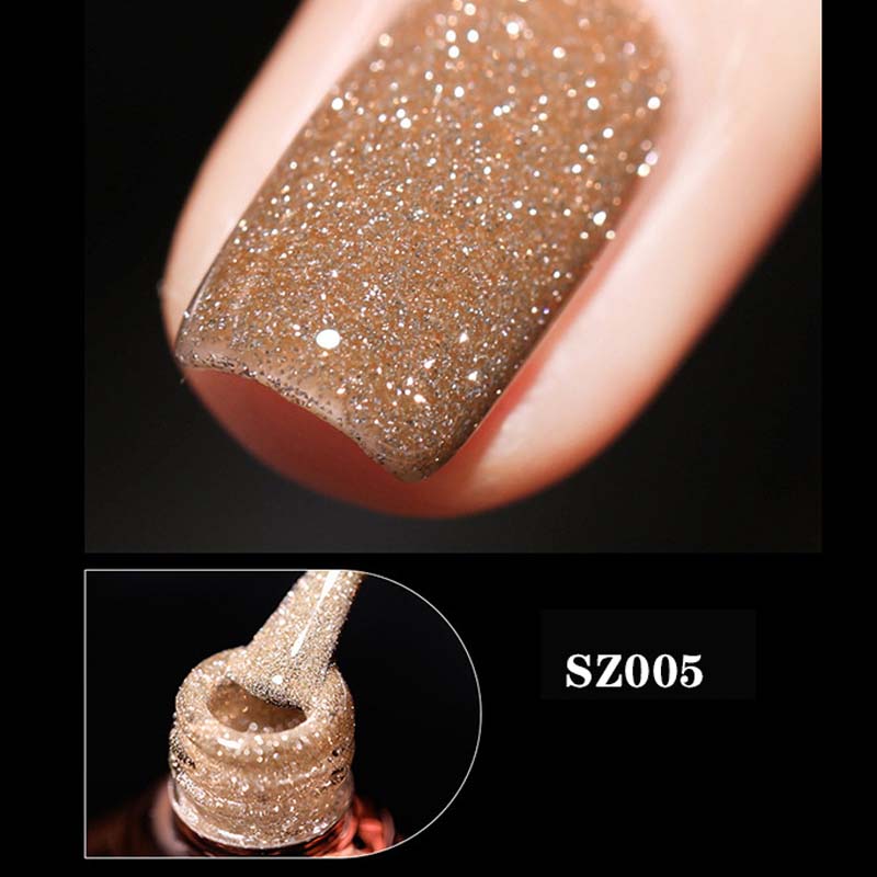 High Density Glitter Nail Gel Polish - Long-Lasting, High Shine, 8ml, view 14