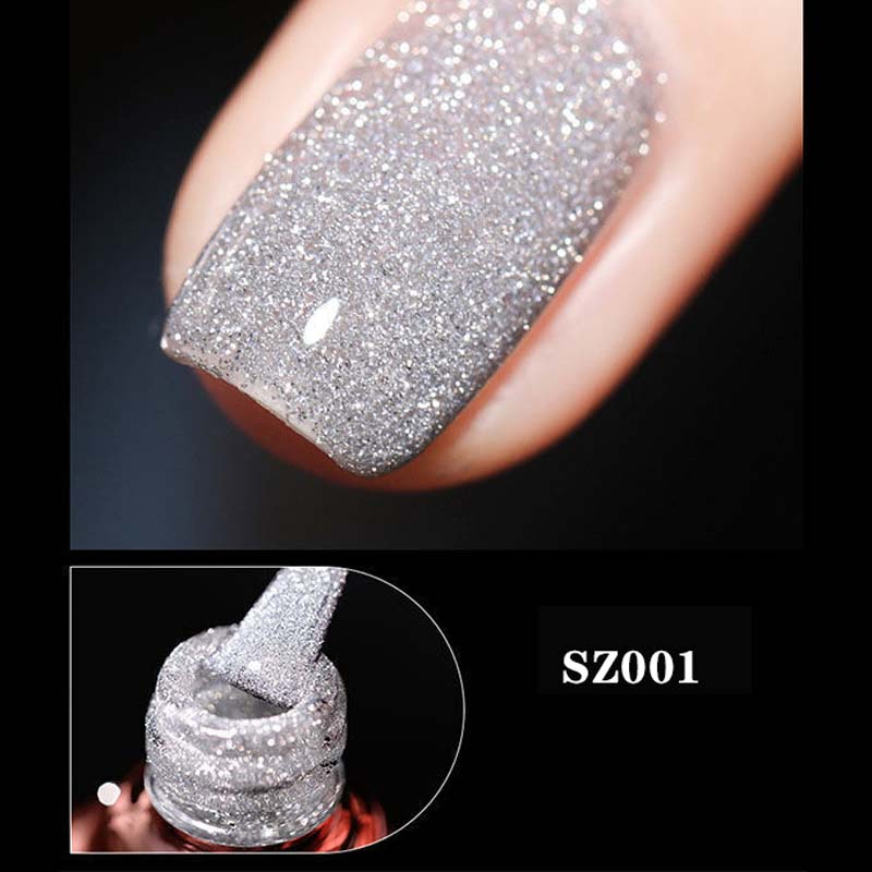 High Density Glitter Nail Gel Polish - Long-Lasting, High Shine, 8ml, view 15