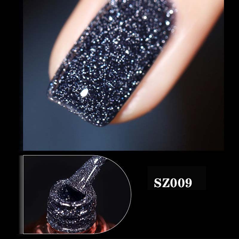 High Density Glitter Nail Gel Polish - Long-Lasting, High Shine, 8ml, view 16
