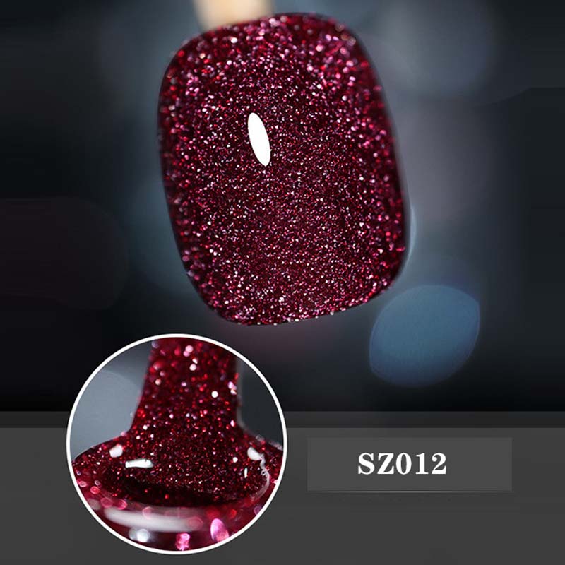 High Density Glitter Nail Gel Polish - Long-Lasting, High Shine, 8ml, view 19