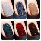 High Density Glitter Nail Gel Polish - Long-Lasting, High Shine, 8ml, view 2