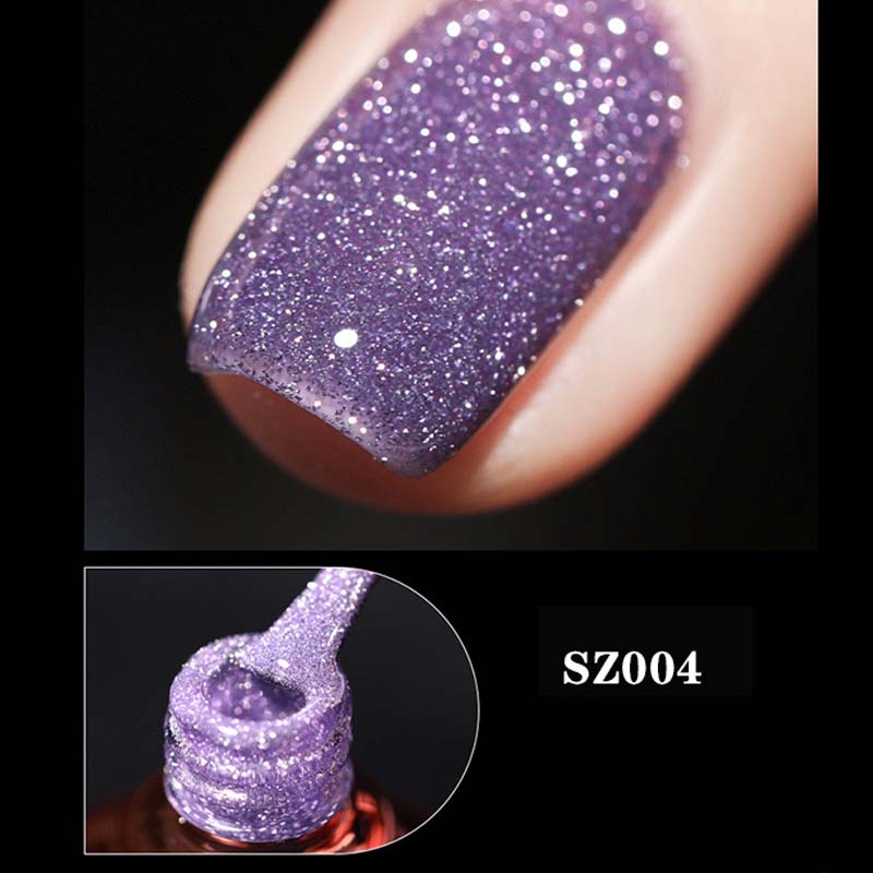 High Density Glitter Nail Gel Polish - Long-Lasting, High Shine, 8ml, view 25