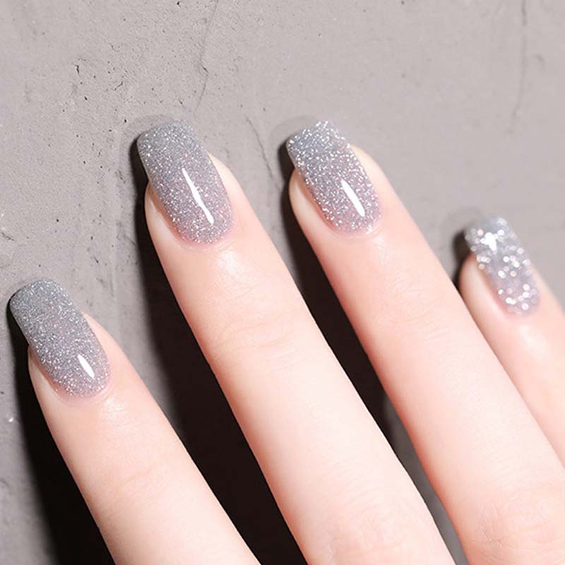 High Density Glitter Nail Gel Polish - Long-Lasting, High Shine, 8ml, view 3